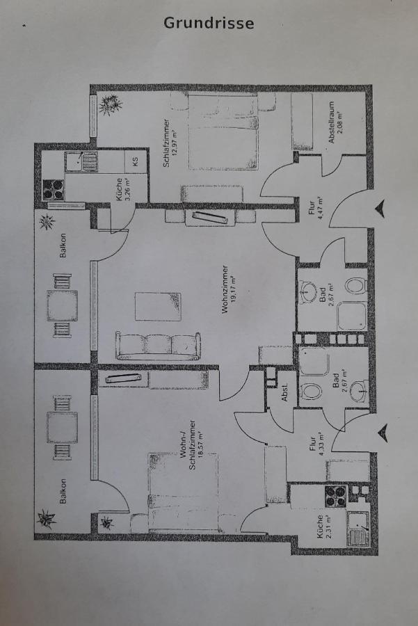 Ferienwohnung Wattkieker บือซุม ภายนอก รูปภาพ